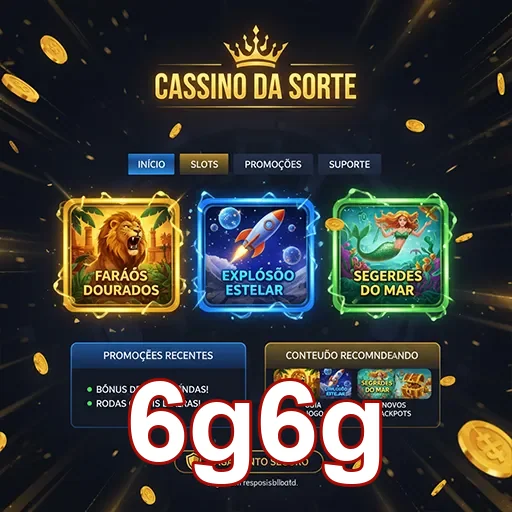 Promoções de sorte no cassino 6g6g, celebrando grandes vencedores e prêmios empolgantes.