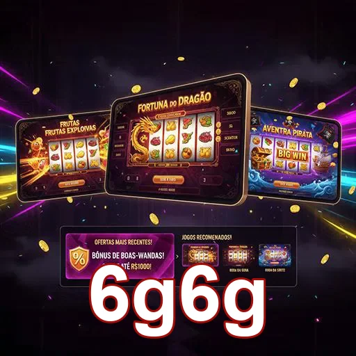 Slot de frutas e dragões do jogo 6g6g, com cores vibrantes e símbolos emocionantes.